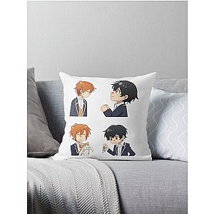 Sasaki and Miyano pack Throw Pillow