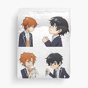 Sasaki and Miyano pack Duvet Cover