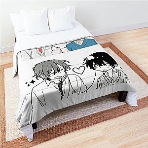 Sasaki and Miyano pack Comforter