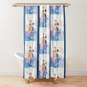 4k Sasaki and Miyano anime official visual Shower Curtain