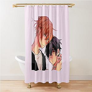 Sasaki and Miyano-Sasaki Slice-Of Life Shower Curtain