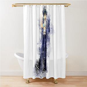 Miyano Yoshikazu - Sasaki and Miyano Anime (Watercolor) Shower Curtain