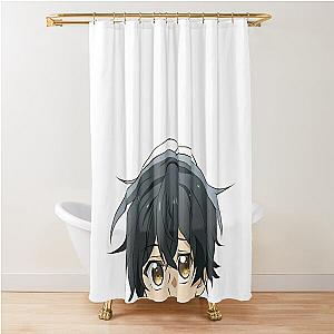 sasaki and miyano Peeker Shower Curtain