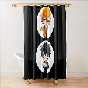 sasaki and miyano - Chibi Shower Curtain