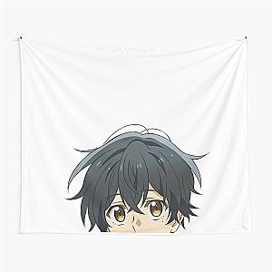 sasaki and miyano Peeker Tapestry