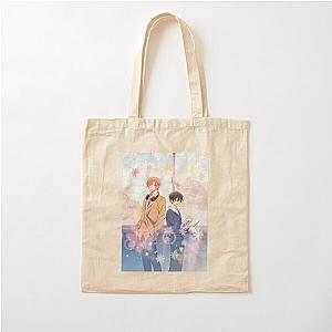 4k Sasaki and Miyano anime official visual Cotton Tote Bag