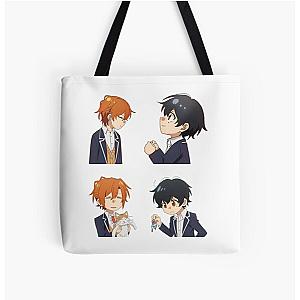 Sasaki and Miyano pack All Over Print Tote Bag