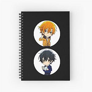 sasaki and miyano - Chibi Spiral Notebook