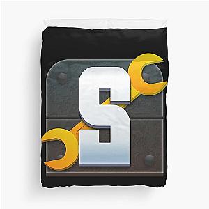 Satisfactory Equip Tools Duvet Cover