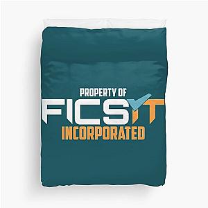 Property of FICSIT Satisfactory Emblem       Duvet Cover