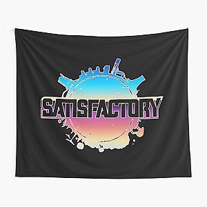 Satisfactory Early Access Logo Tapestry