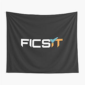 Ficsit Satisfactory Logo Classic T Shirt Tapestry