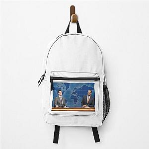 Michael Che and Colin Jost Weekend Update SNL Backpack