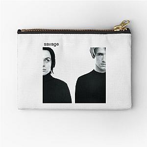 BowersJ Savage Garden Deep Heather Zipper Pouch