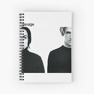 BowersJ Savage Garden Deep Heather Spiral Notebook