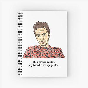 Super Hans - Savage Garden Spiral Notebook