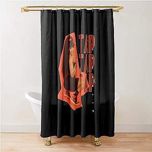 Saweetie - Tap Black front Shower Curtain