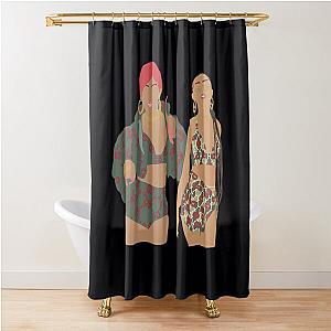 Saweetie ft Doja Cat Bestfriend Shower Curtain