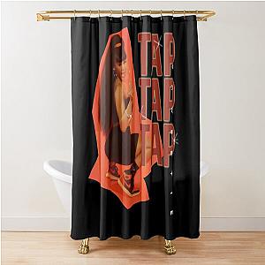 Saweetie Black Shower Curtain