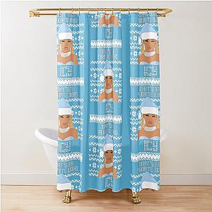 Icy Girl Christmas Holiday Season Saweetie Fan Art Shower Curtain