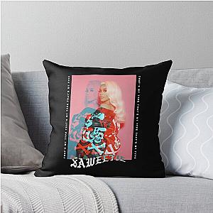 Saweetie For Fan Throw Pillow