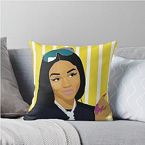Saweetie Vector Throw Pillow
