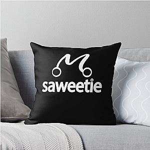 M Saweetie Throw Pillow