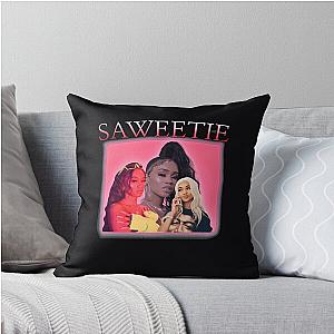 Saweetie Bootleg Graphic Throw Pillow