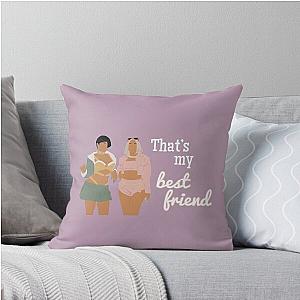 Best Friend Saweetie and Doja Cat Throw Pillow