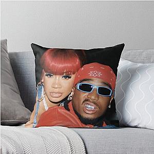 Saweetie Quavo Throw Pillow