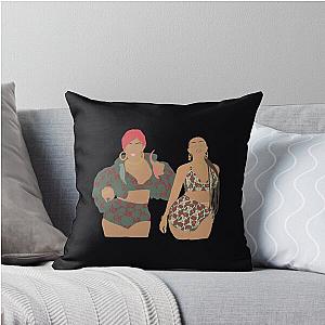 Saweetie ft. Doja Cat Best Friend Throw Pillow