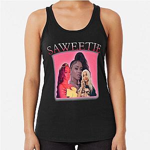 Saweetie Bootleg Graphic Racerback Tank Top