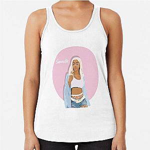 Sweetie Purple Racerback Tank Top