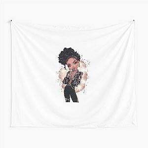 Saweetie Cartoon Tapestry