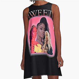 Saweetie Bootleg Graphic A-Line Dress