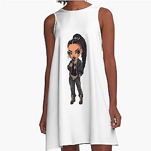 Saweetie in A-Line Dress