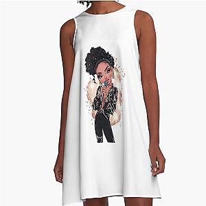 Saweetie Cartoon A-Line Dress