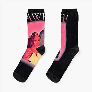 Saweetie Bootleg Graphic Socks