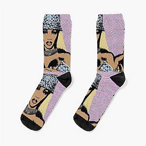 Saweetie pop art Socks
