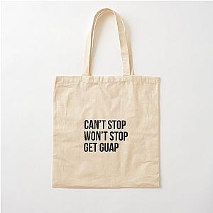 Can't Stop Won't Stop Get Guap Icy Girl Cotton Tote Bag