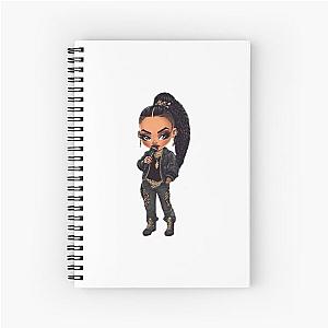 Saweetie cartoon Spiral Notebook