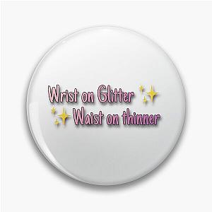 Saweetie quote sticker pin