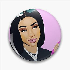Saweetie Portrait Pin