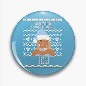 Icy Girl Christmas Saweetie Fan Art Pin