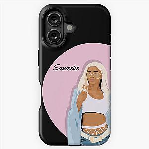SAWEETIE Purple iPhone Tough Case