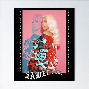 Saweetie Shirt Merch ICY Poster My Type