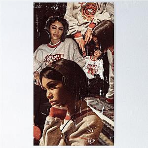 Saweetie Distressed Aesthetic Poster
