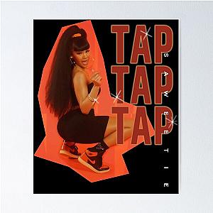 Saweetie Black Poster