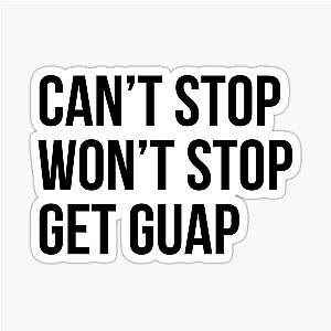 Can't Stop Won't Stop Get Guap Saweetie Icy Girl Sticker