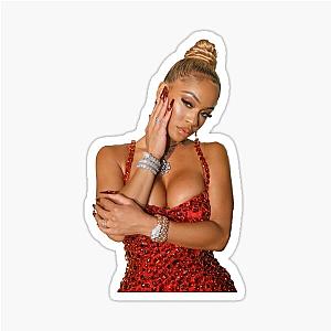 Saweetie red dress